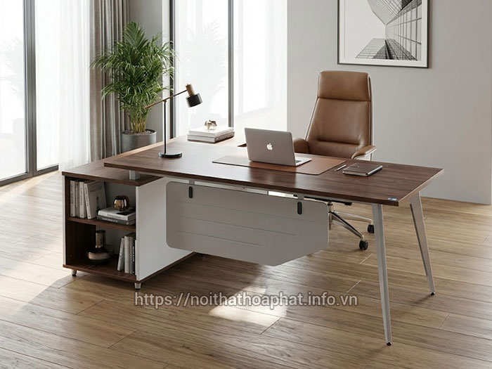 Bàn làm việc giám đốc chân sắt