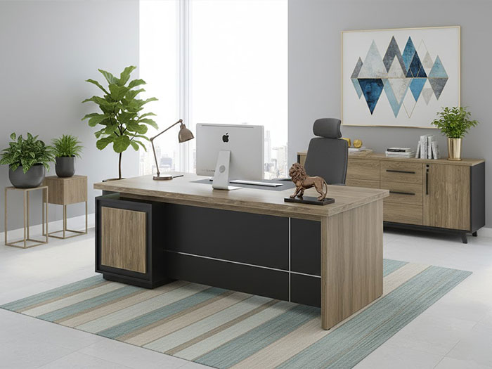 Bàn làm việc gỗ 1m8