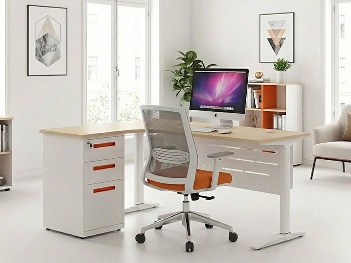 Bàn làm việc gỗ chữ L