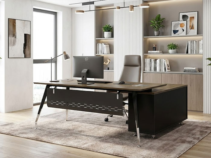 Bàn làm việc gỗ chữ L