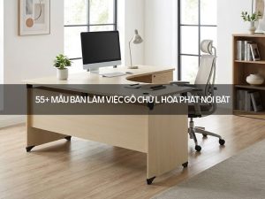 Bàn làm việc gỗ chữ L