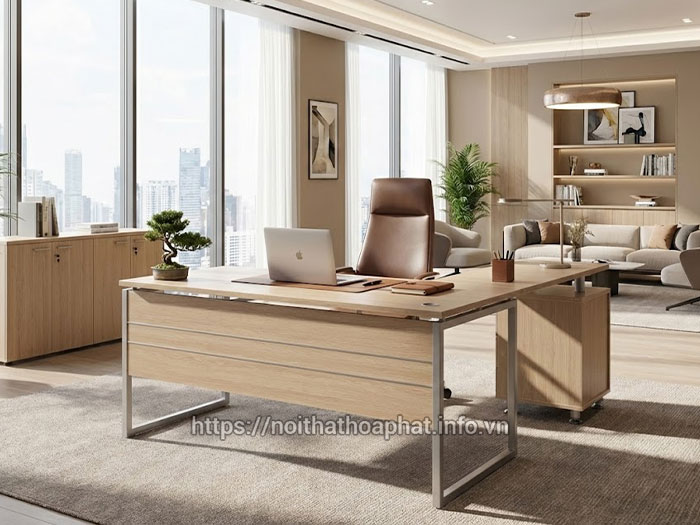Bàn làm việc lãnh đạo chữ L