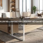 Bàn làm việc lãnh đạo chữ L