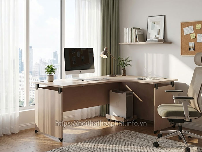 Bàn làm việc máy tính chữ L