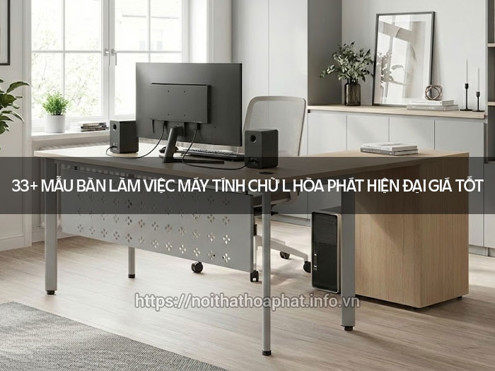 Bàn làm việc máy tính chữ L