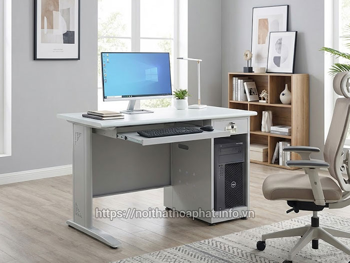 Bàn làm việc tại nhà chân sắt