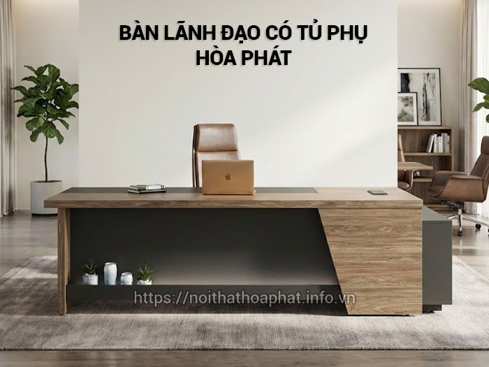 Bàn lãnh đạo có tủ phụ