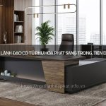 Bàn lãnh đạo có tủ phụ