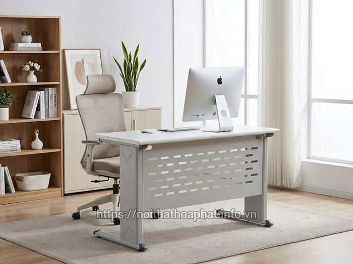Bàn văn phòng chân sắt giá rẻ