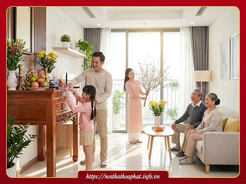 Cách dọn bàn thờ đón Tết