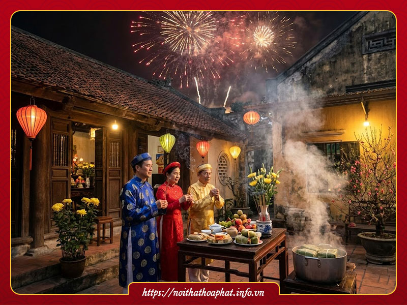 Cúng giao thừa 2026 màu gì