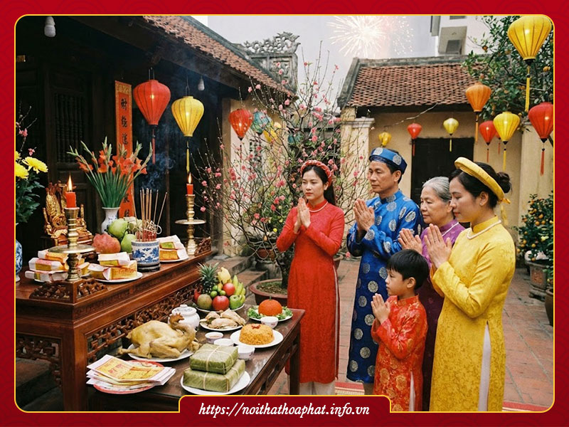 Cúng giao thừa 2026 màu gì