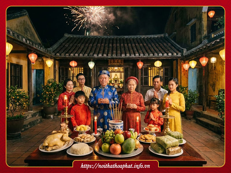 Cúng giao thừa 2026 màu gì