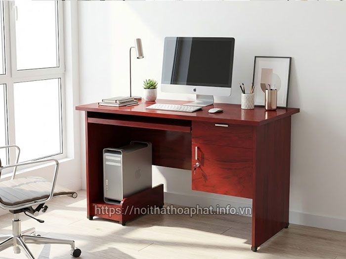 Decor bàn máy tính đơn giản