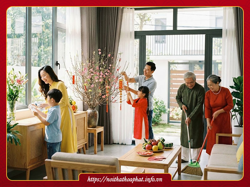 dọn nhà đón Tết 2026 Bính Ngọ
