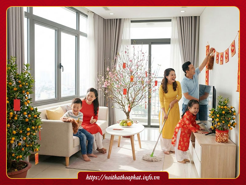 dọn nhà đón Tết 2026 Bính Ngọ