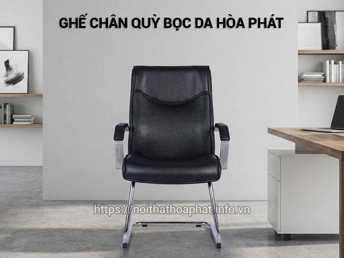 Ghế chân quỳ bọc da Hòa Phát