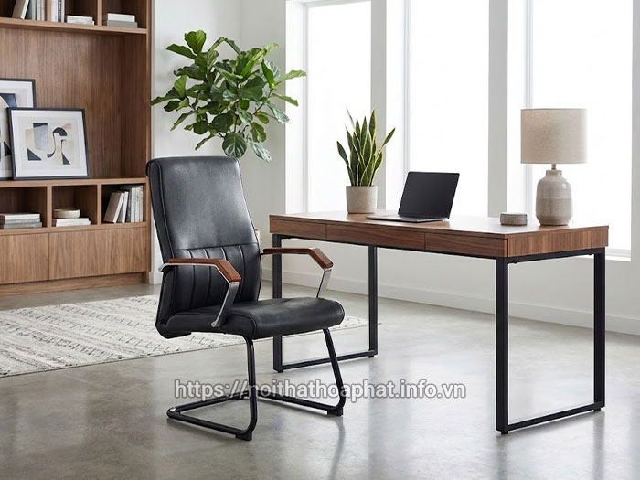 Ghế chân quỳ bọc da PU