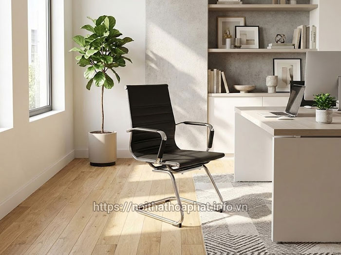 Ghế chân quỳ bọc da PU