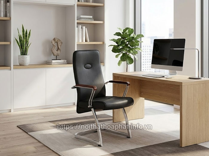 Ghế chân quỳ bọc da PU