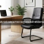 Ghế chân quỳ bọc da PU