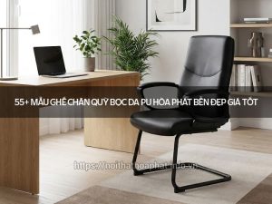 Ghế chân quỳ bọc da PU