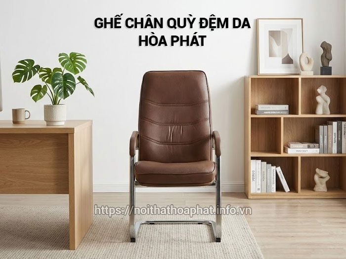 Ghế chân quỳ đệm da