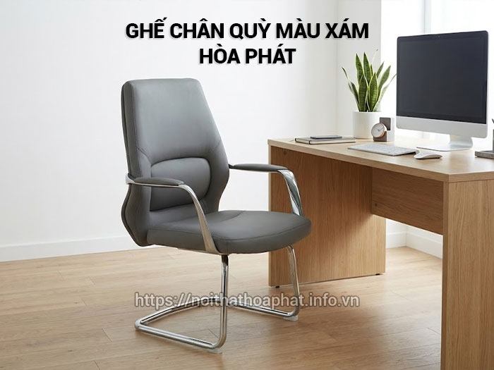 Ghế chân quỳ màu xám