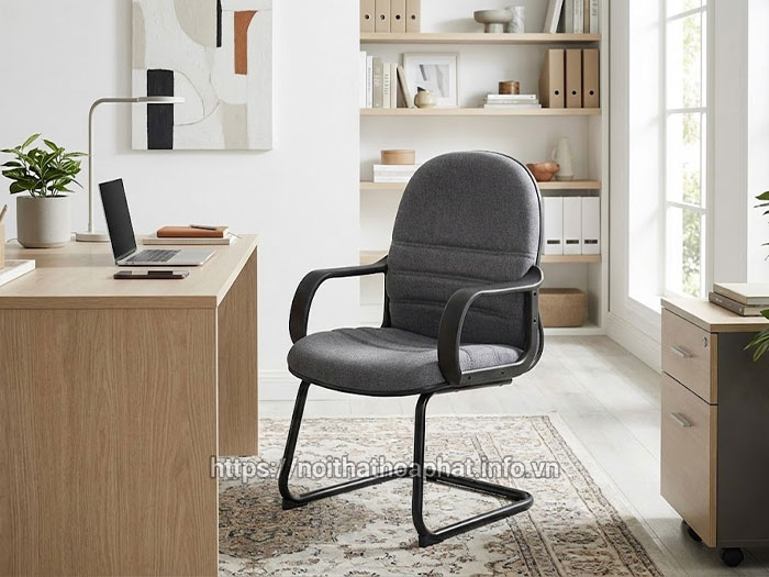 Ghế chân quỳ màu xám