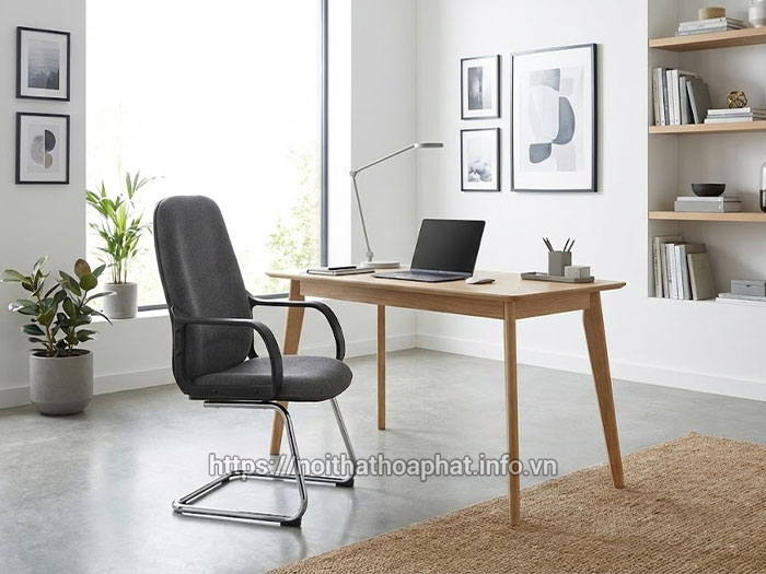 Ghế chân quỳ màu xám