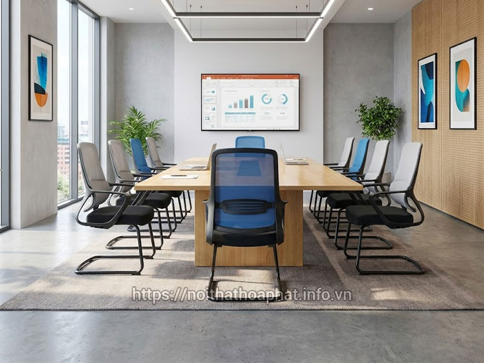 Ghế chân quỳ phòng họp nhỏ gọn