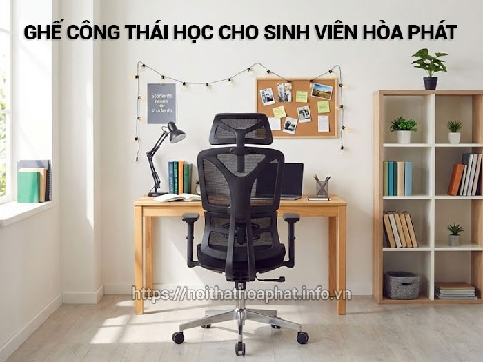 Ghế công thái học cho sinh viên
