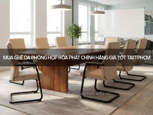 Ghế da phòng họp Hòa Phát
