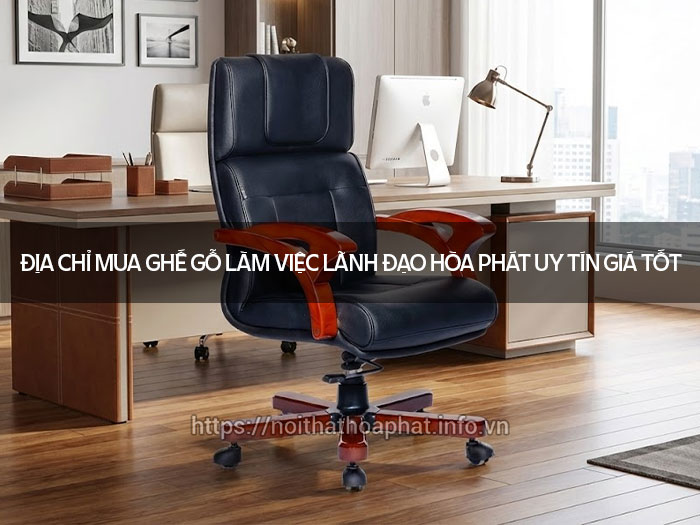 Ghế gỗ làm việc lãnh đạo