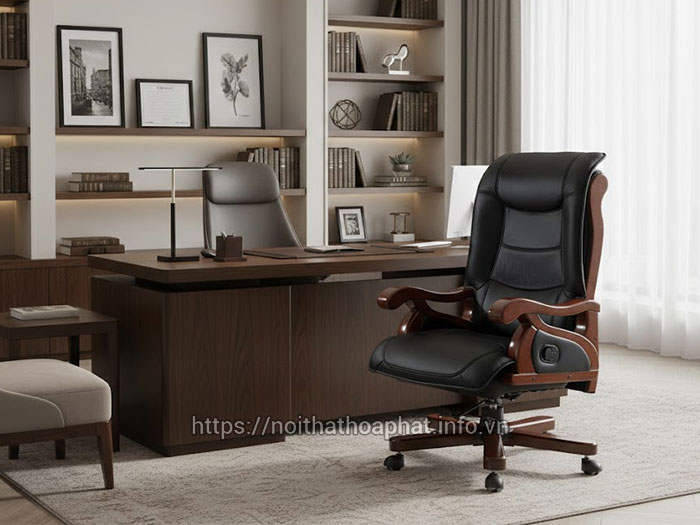 Ghế lãnh đạo Hòa Phát sang trọng