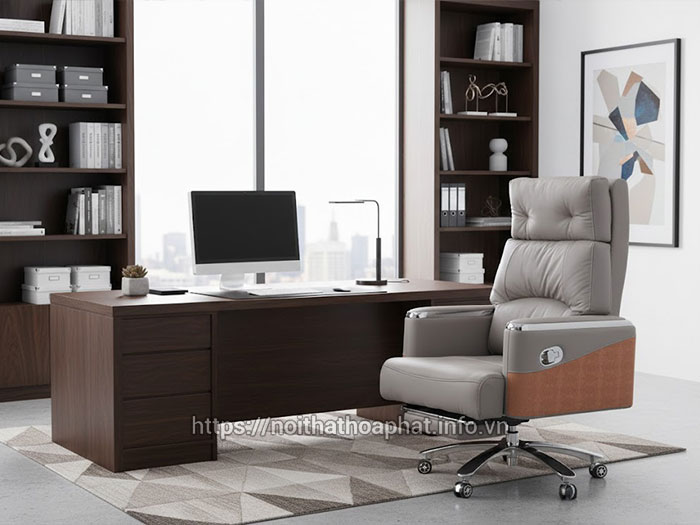 Ghế lãnh đạo Hòa Phát sang trọng