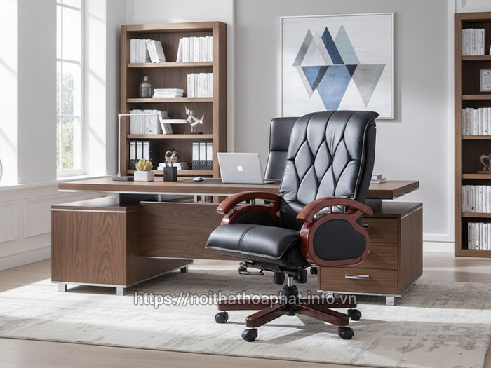 Ghế lãnh đạo Hòa Phát sang trọng