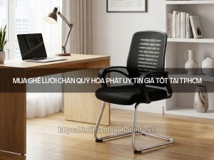 Ghế lưới chân quỳ Hòa Phát