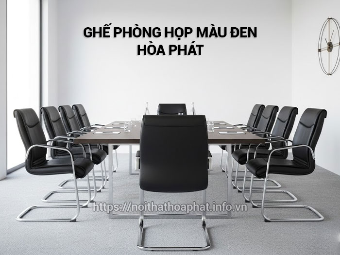 Ghế phòng họp màu đen