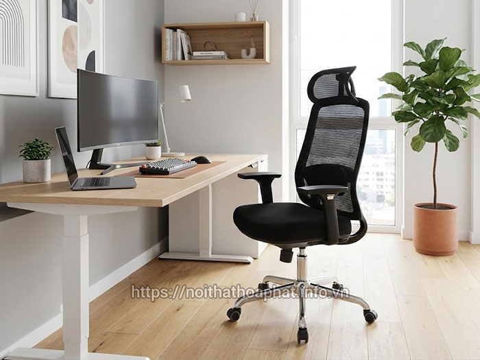 Ghế xoay có tựa đầu Hòa Phát