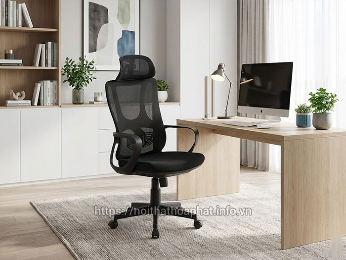 Ghế xoay có tựa đầu Hòa Phát