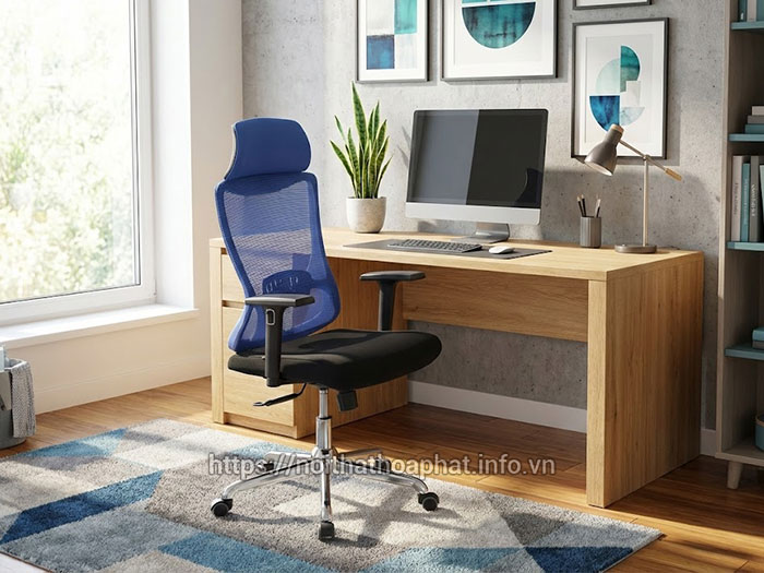 Ghế xoay có tựa đầu Hòa Phát