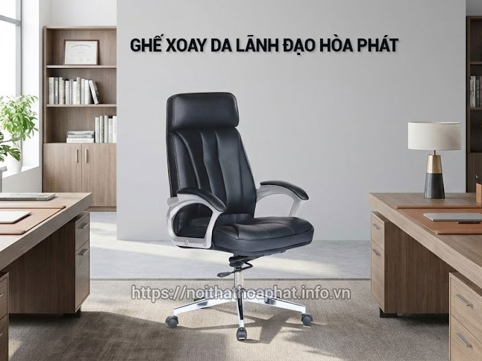 Ghế xoay da lãnh đạo