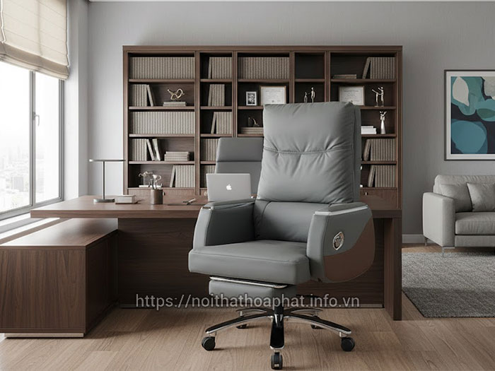 Ghế xoay da lãnh đạo