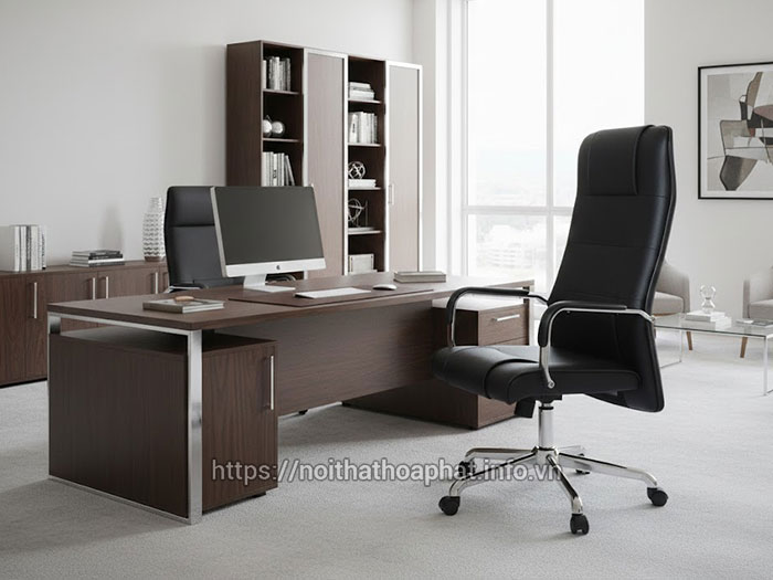 Ghế xoay da lãnh đạo