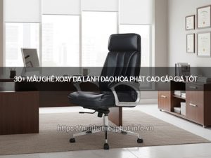 Ghế xoay da lãnh đạo