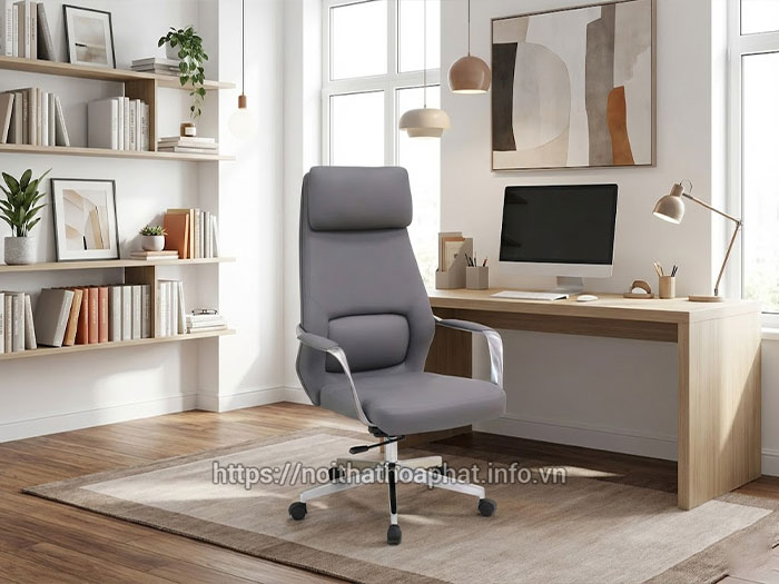 Ghế xoay Hòa Phát bọc da