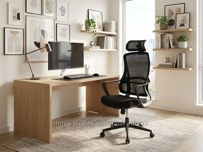 Ghế xoay lưng cao Hòa Phát