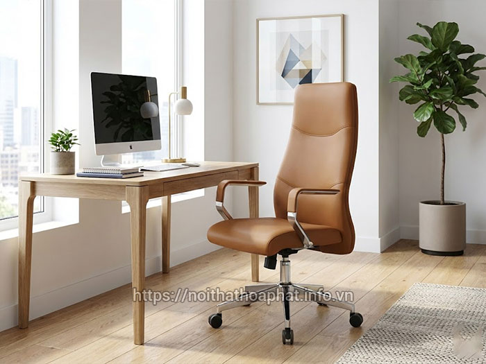 Ghế xoay lưng cao Hòa Phát