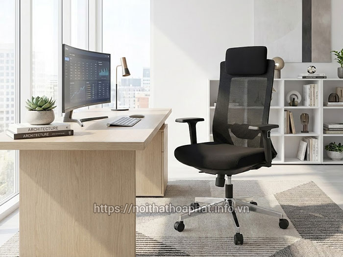 Ghế xoay lưng cao Hòa Phát